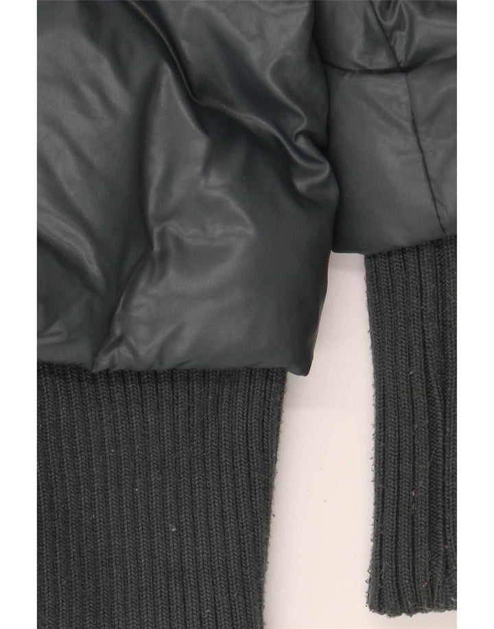 KHUJO Chaqueta acolchada para mujer UK 44 Grande Nylon verde