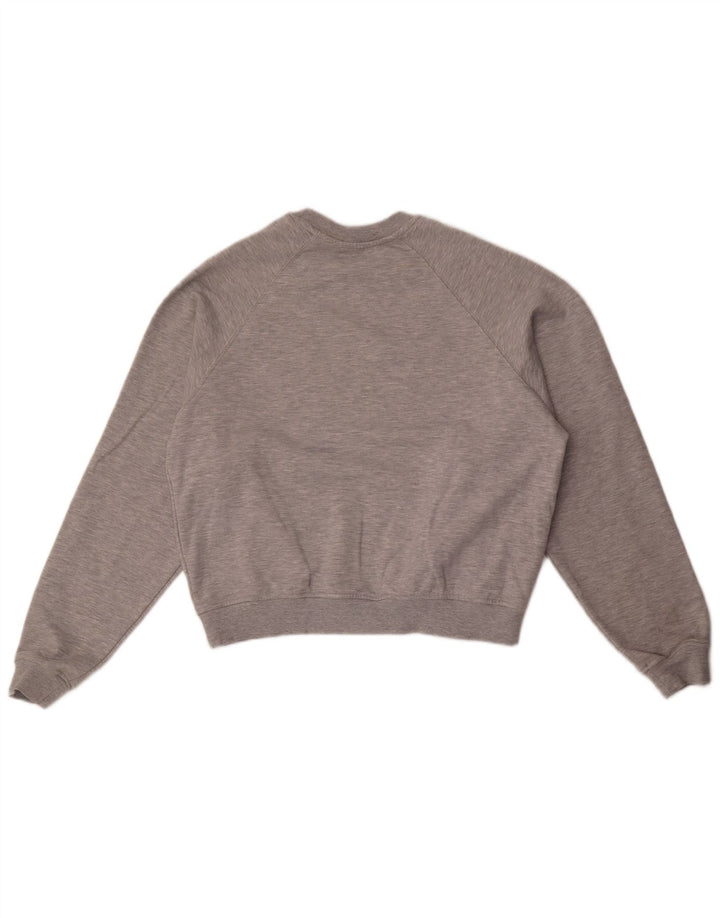 Zara Mujer Sudadera Oversize Jersey UK 44 Algodón Gris Medio