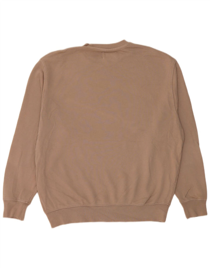 Zara Hombre Sudadera Jumper Algodón Beige Medio