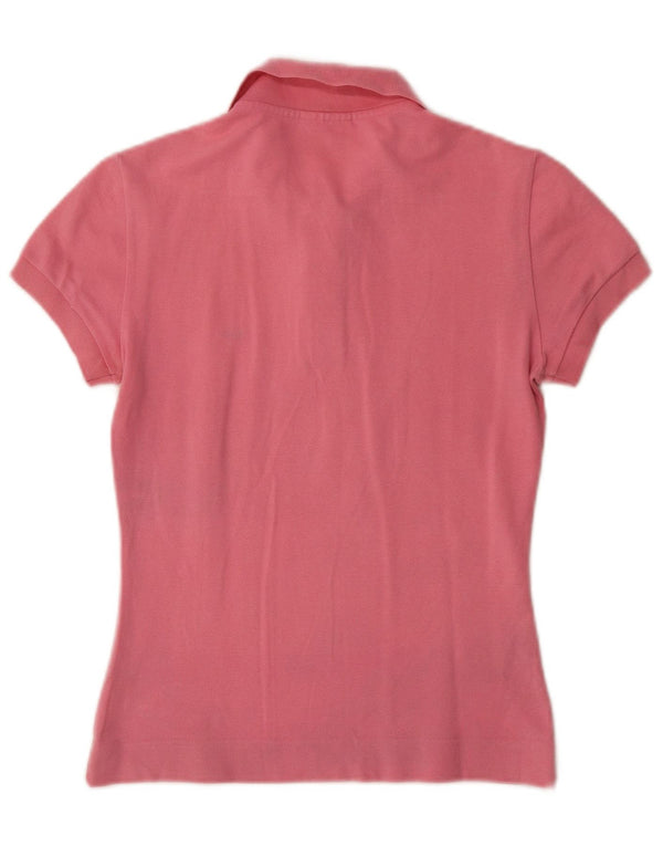 LACOSTE Polo para mujer Talla 36 Pequeño Algodón rosa