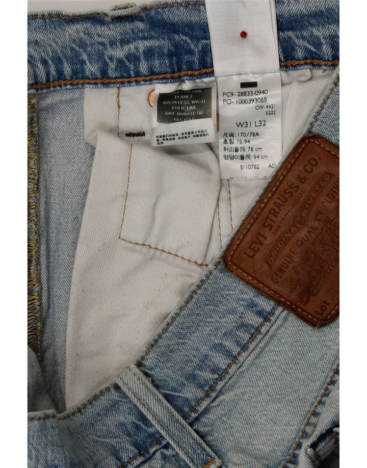 Vaqueros Levi's Hombre Slim W31 L32 Algodón Azul