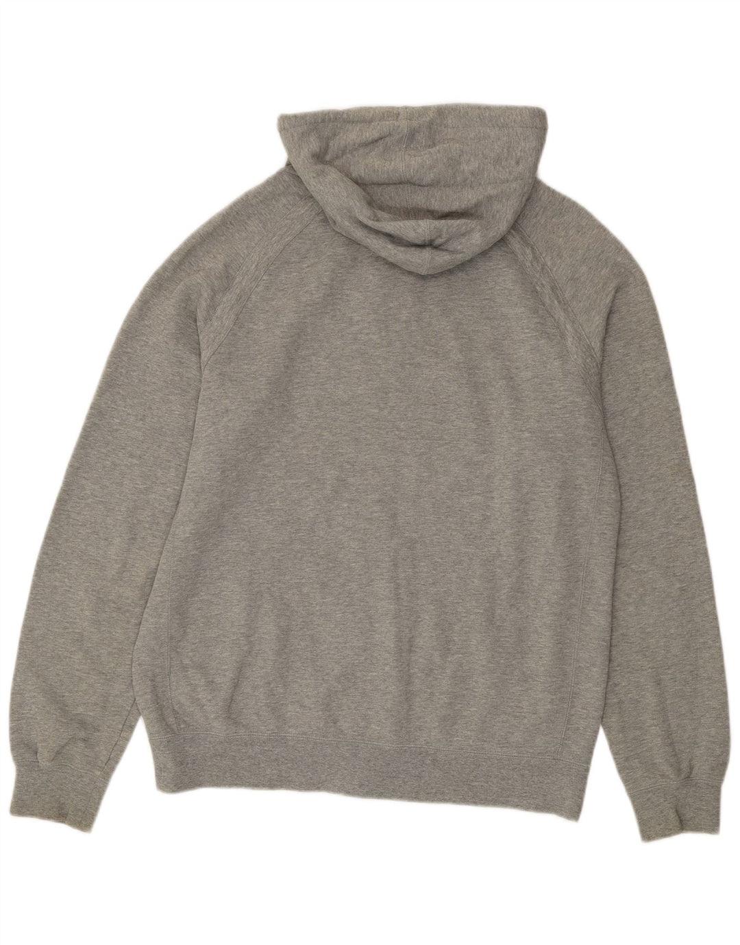 Nike - Sudadera con capucha y cremallera para hombre, algodón gris medio