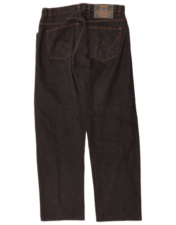 Wrangler Vaqueros rectos para hombre W32 L29 Algodón negro