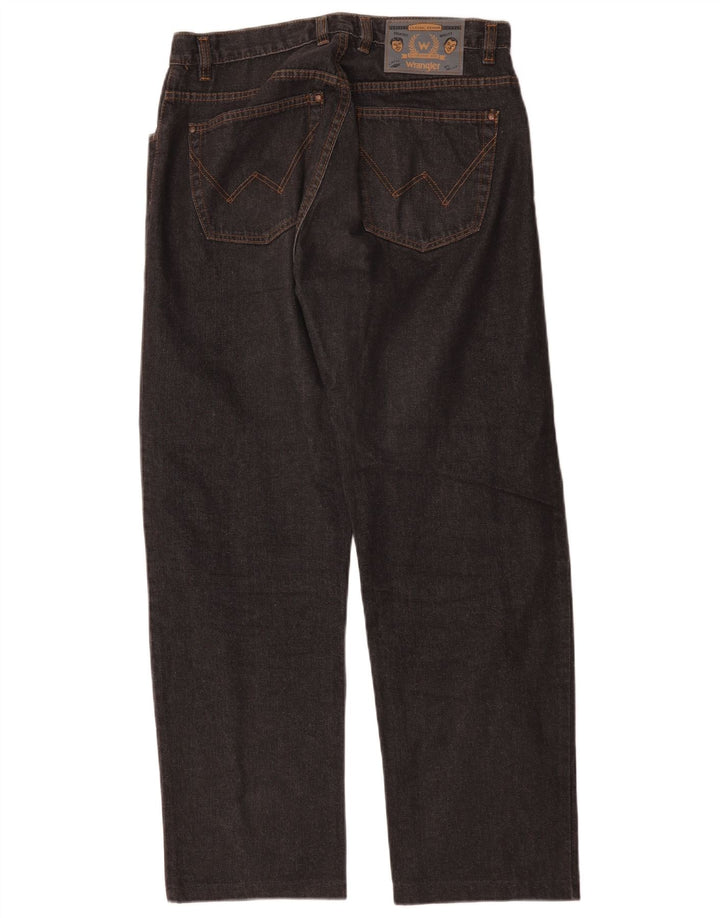 Wrangler Vaqueros rectos para hombre W32 L29 Algodón negro