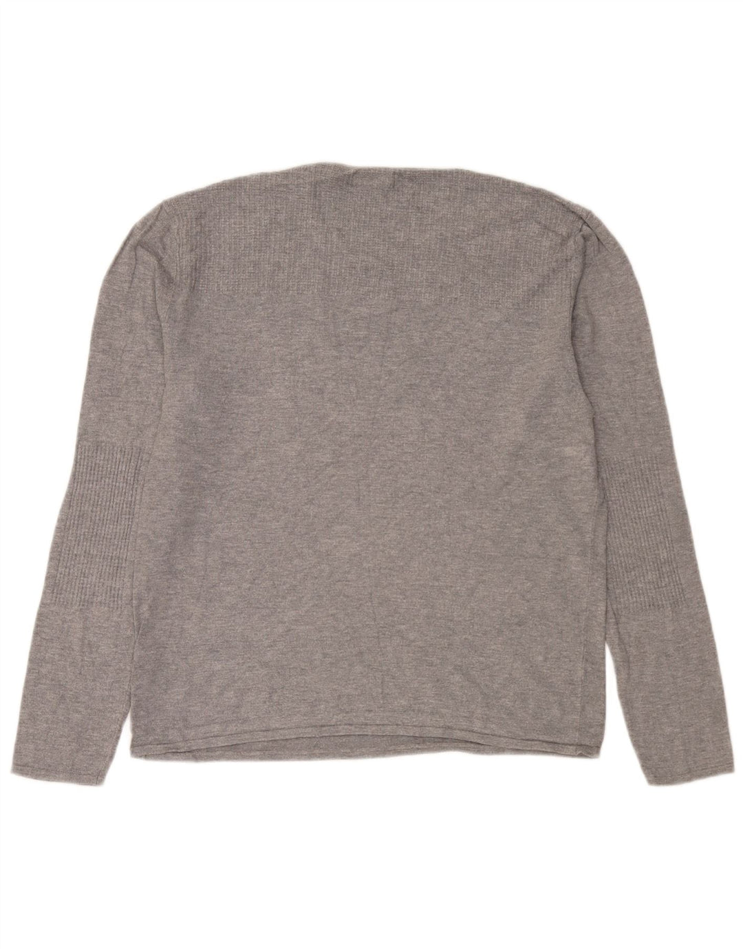 Zara Hombre Jersey Cuello Redondo Jersey XL Gris Viscosa