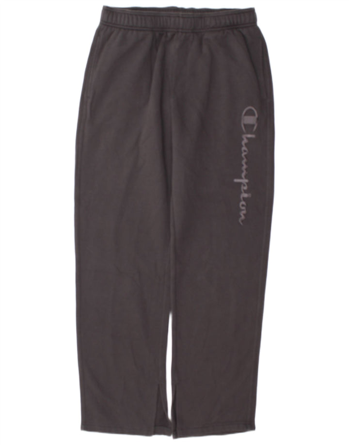 Champion Pantalones De Chándal Gráficos Para Mujer UK 44 Algodón Gris Medio