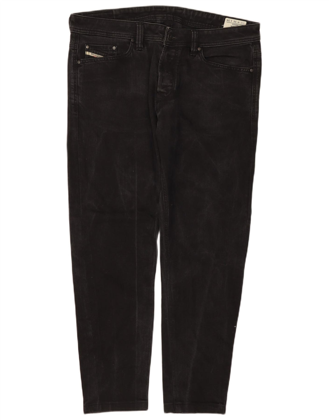 Diesel Hombre Viker Slim Jeans W36 L29 Algodón Negro