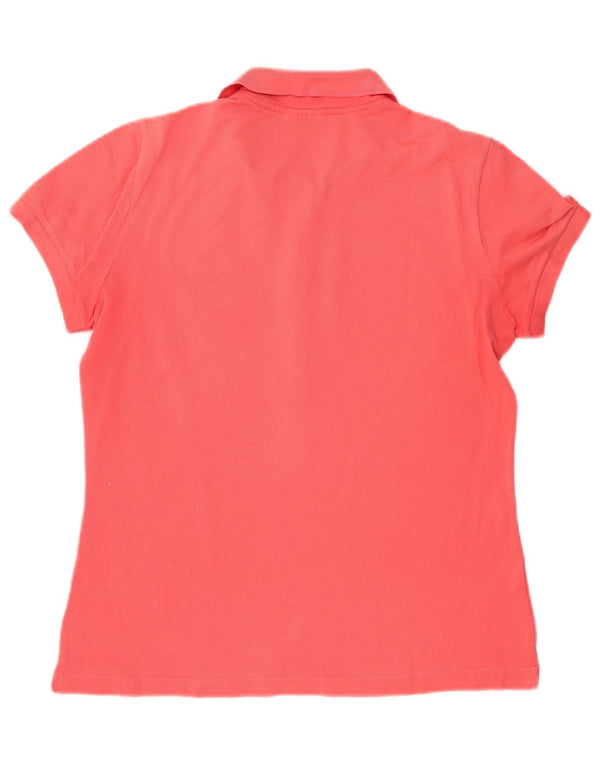 Polo Lacoste Mujer Talla 46 XL Algodón Rosa