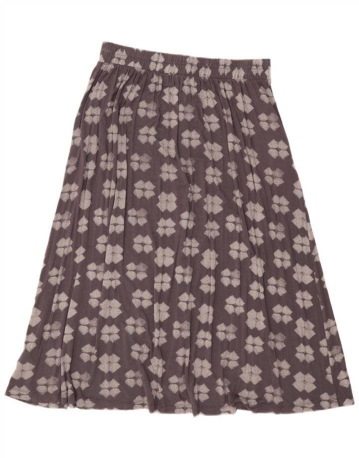 Falda acampanada para mujer de White Stuff UK 40 Small W32 Viscosa geométrica gris