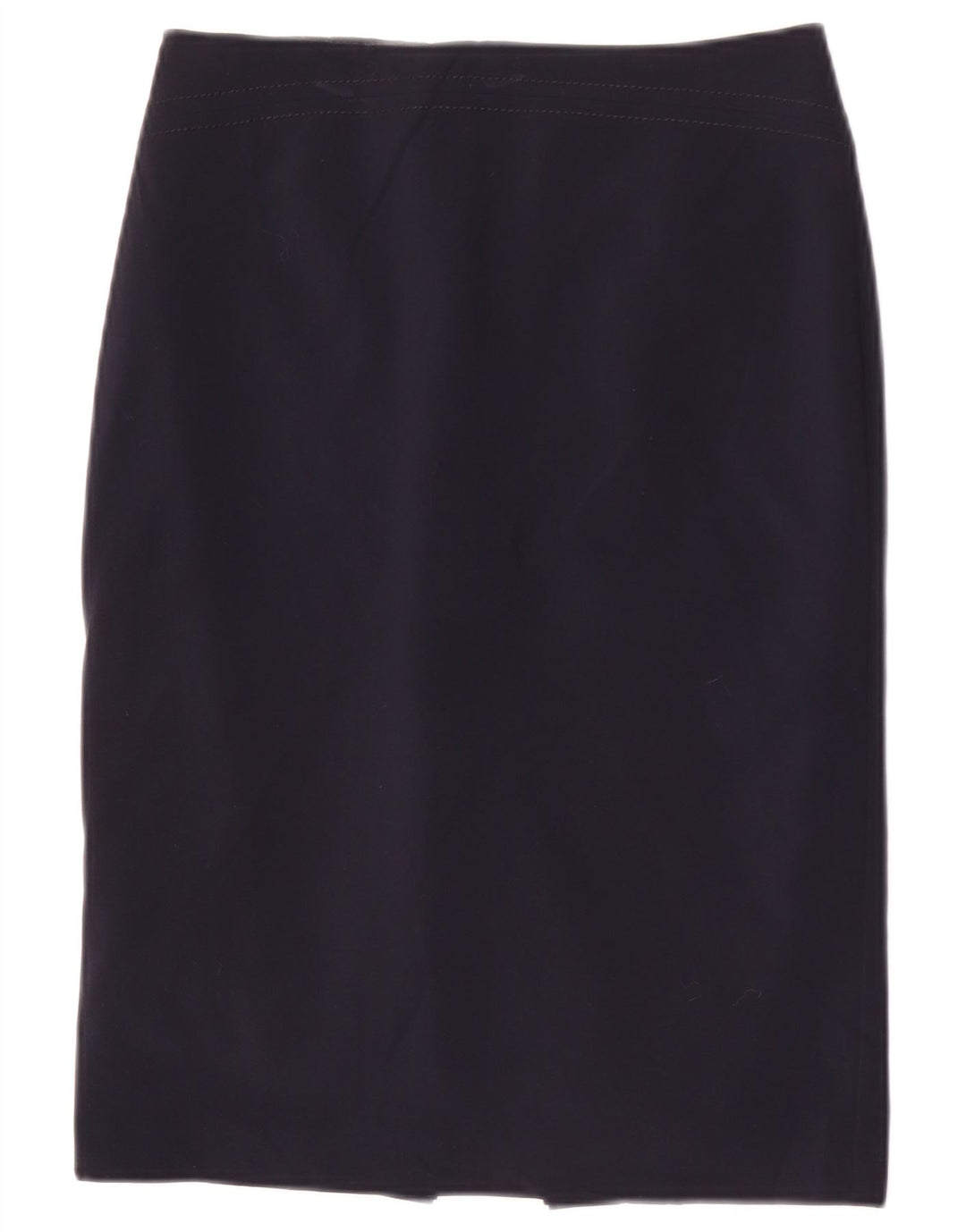 Marks & Spencer Falda lápiz para mujer UK 8 Small W26 Poliéster azul marino