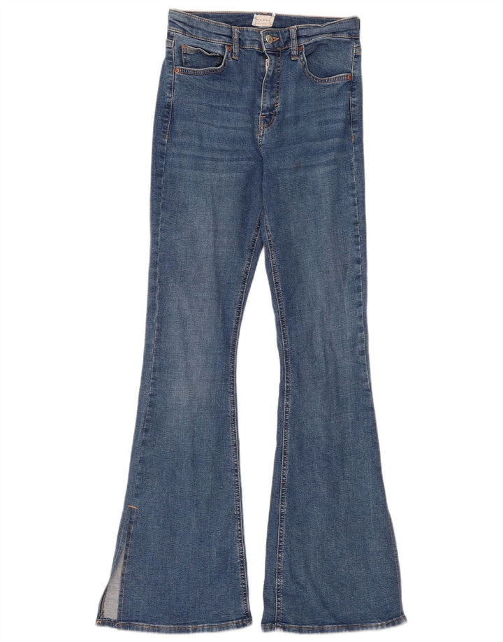 Vaqueros Acampanados Mujer Topshop W28 L32 Algodón Azul