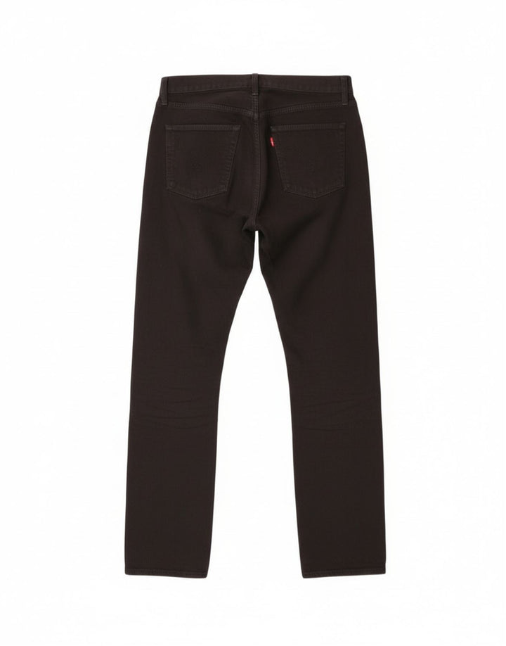 Levi's Jeans rectos 501 para hombre W29 L30 Algodón negro