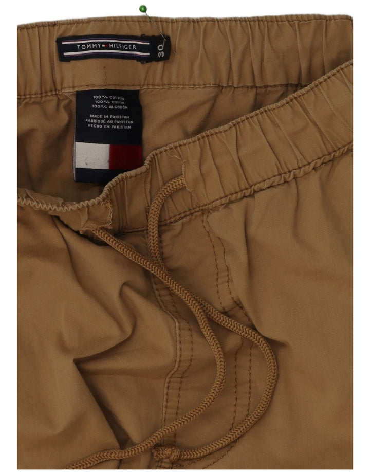 Bermudas Tommy Hilfiger Hombre W30 Algodón Marrón Medio