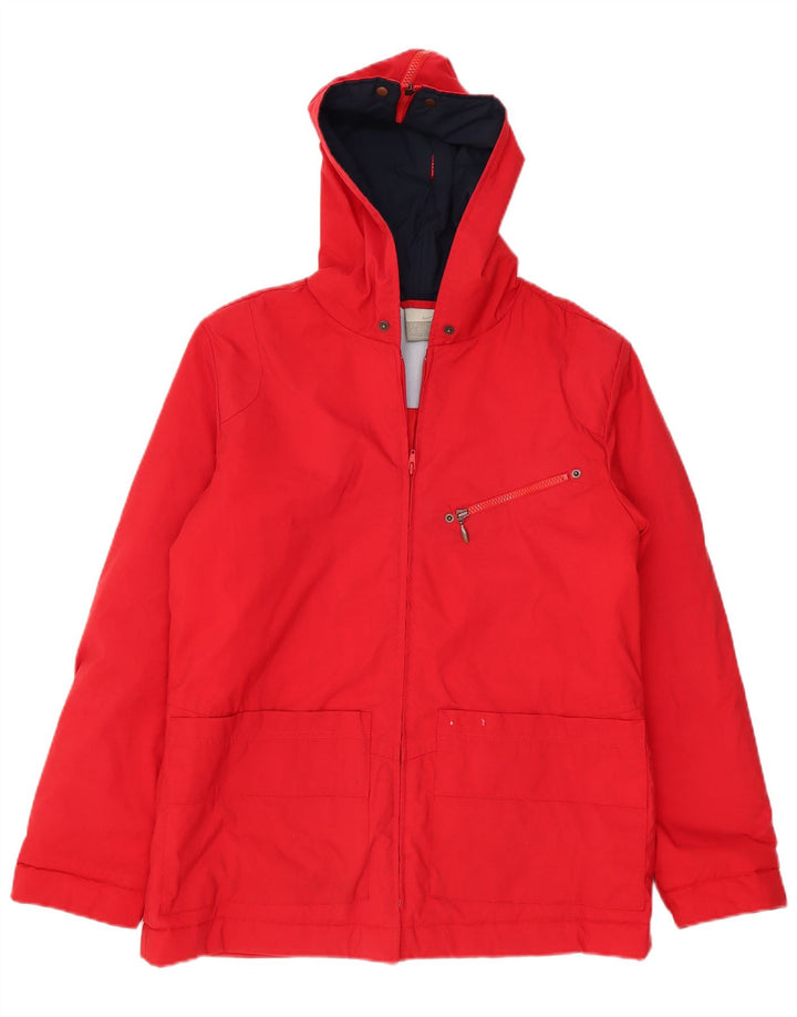 Nike - Chaqueta cortavientos con capucha para mujer, talla grande, color rojo