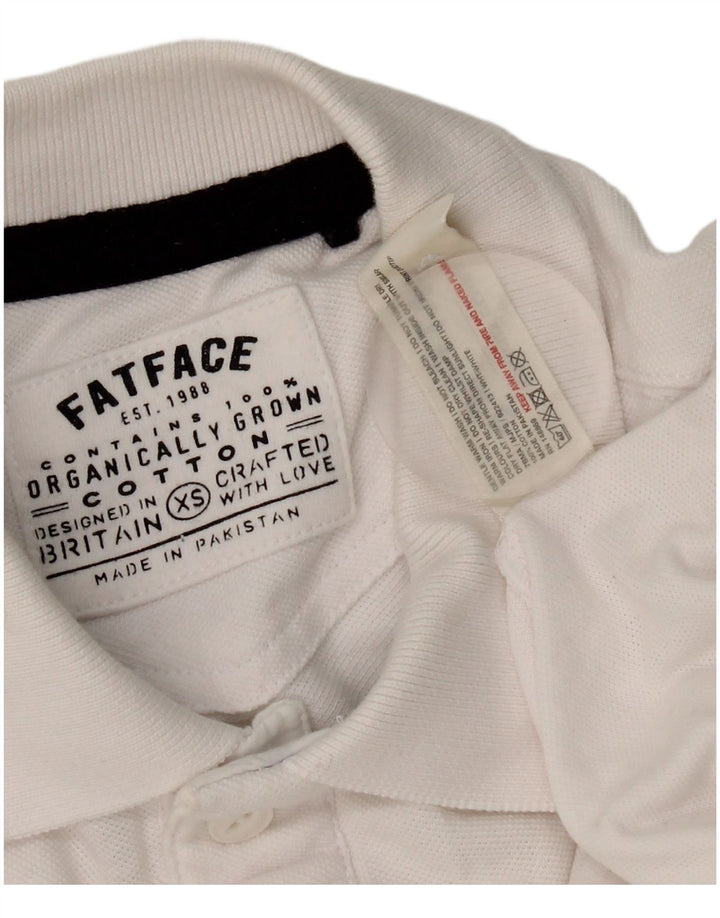 Polo de hombre Fat Face XS Blanco Algodón