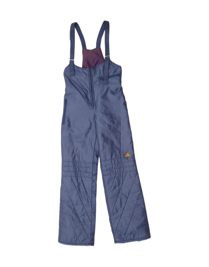 Pantalones de esquí vintage para hombre IT 50 Poliamida azul grande