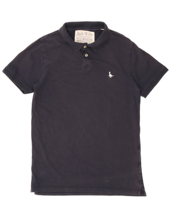 Jack Wills Polo Hombre Pequeño Algodón Azul Marino