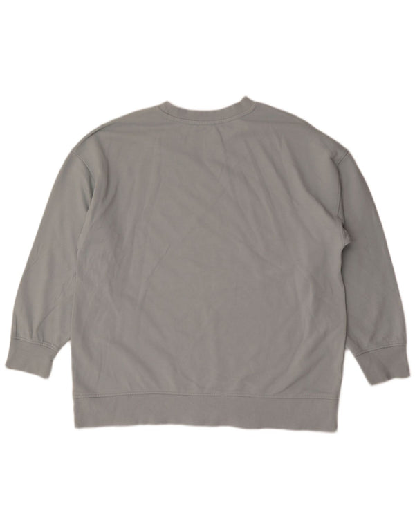 Zara Hombre Sudadera Jumper Large Azul Algodón