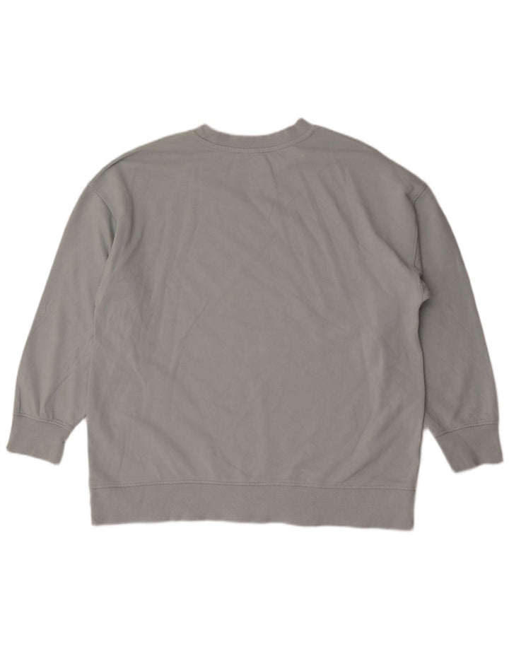 Zara Hombre Sudadera Jumper Large Azul Algodón