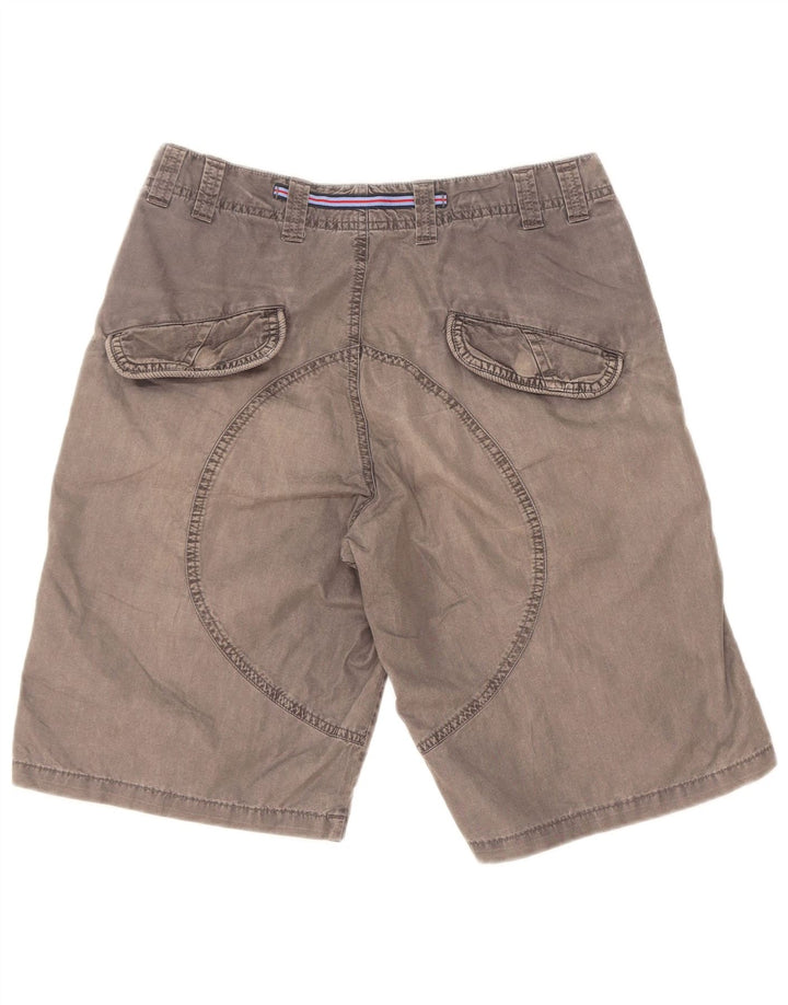 Zara Mens Chino Shorts EU 38 Small W30 Gris Poliéster