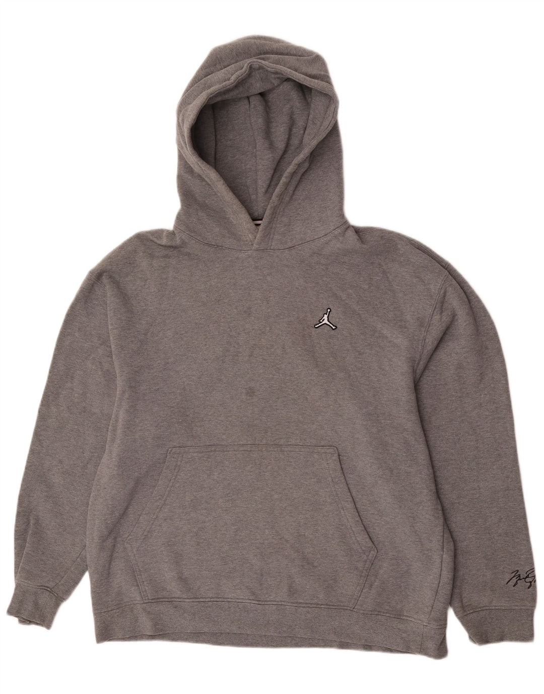 Jordan - Sudadera con capucha para hombre, talla XL, algodón gris