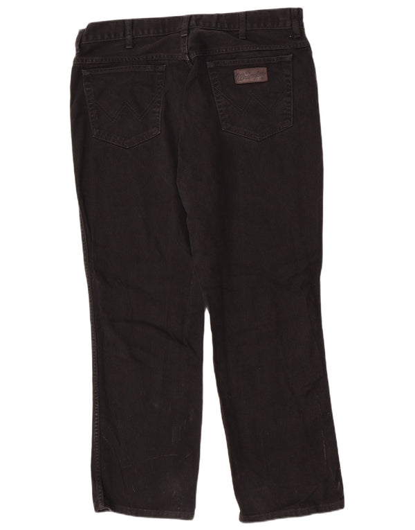 Wrangler Vaqueros rectos Texas para hombre W40 L30 Algodón negro