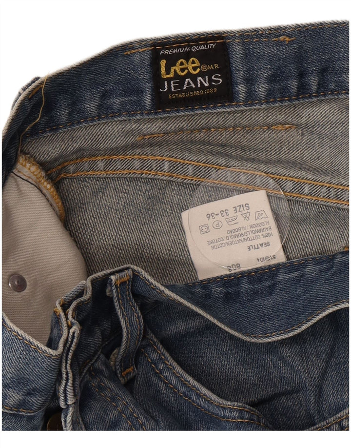 Vaqueros rectos Lee para hombre W33 L31 Algodón azul