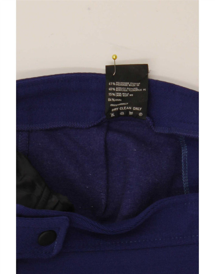 Pantalón cortavientos con estribo para mujer Elviana IT 46 Large Poliamida azul