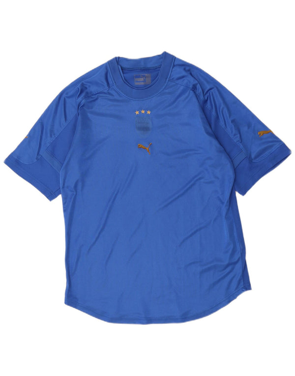 Camiseta Puma Hombre Top Azul Medio Poliéster