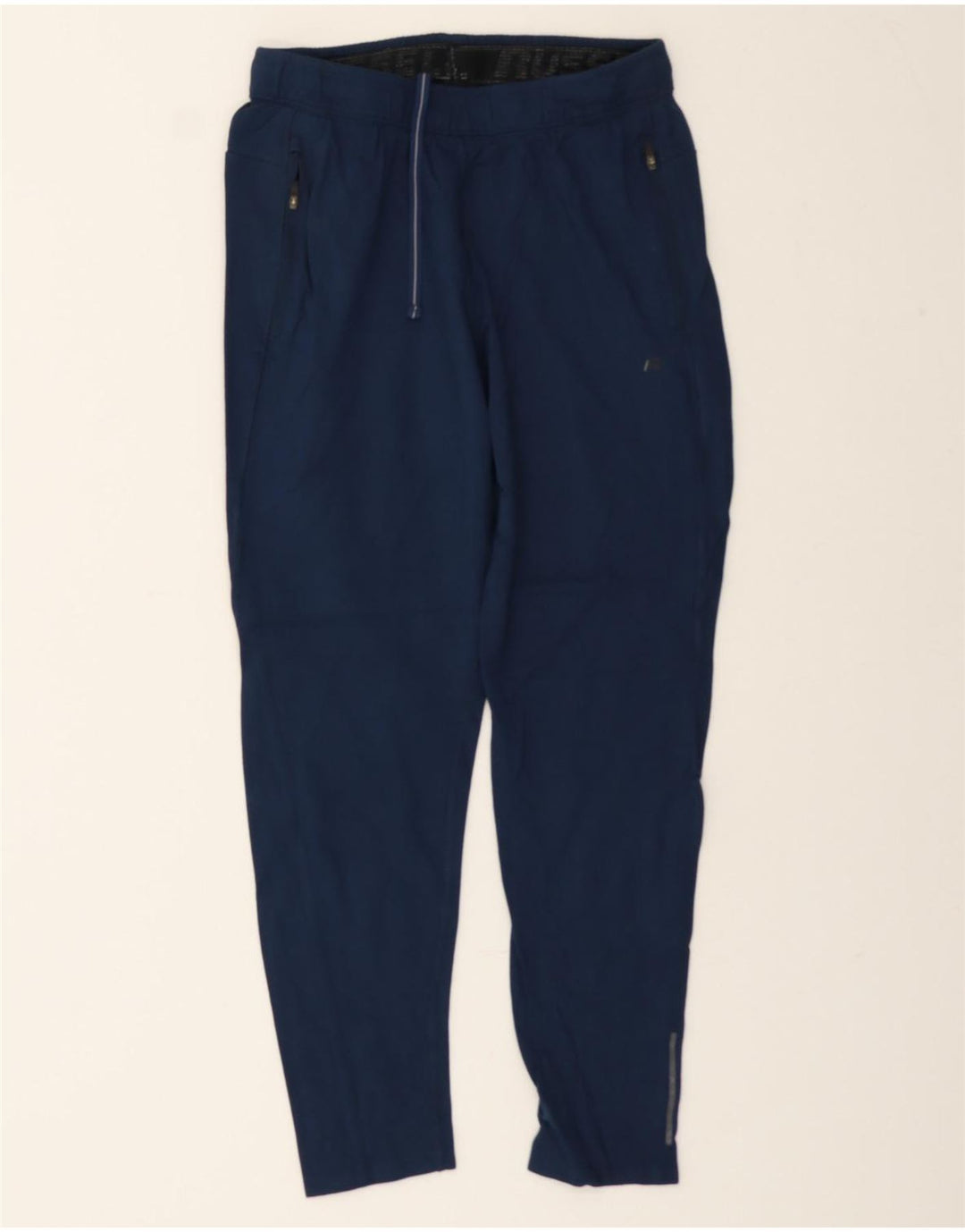 RUSSELL ATHLETIC Mens Tracksuit Trousers Medium  Navy Blue Rayon Vintage Russell Athletic and Second-Hand Russell Athletic from Messina Hembry 