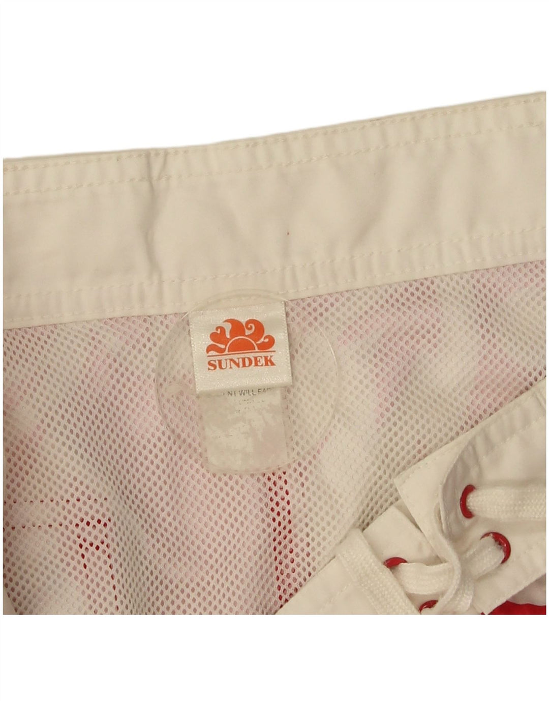 Bañador Sundek Hombre Poliéster Floral Rojo Mediano