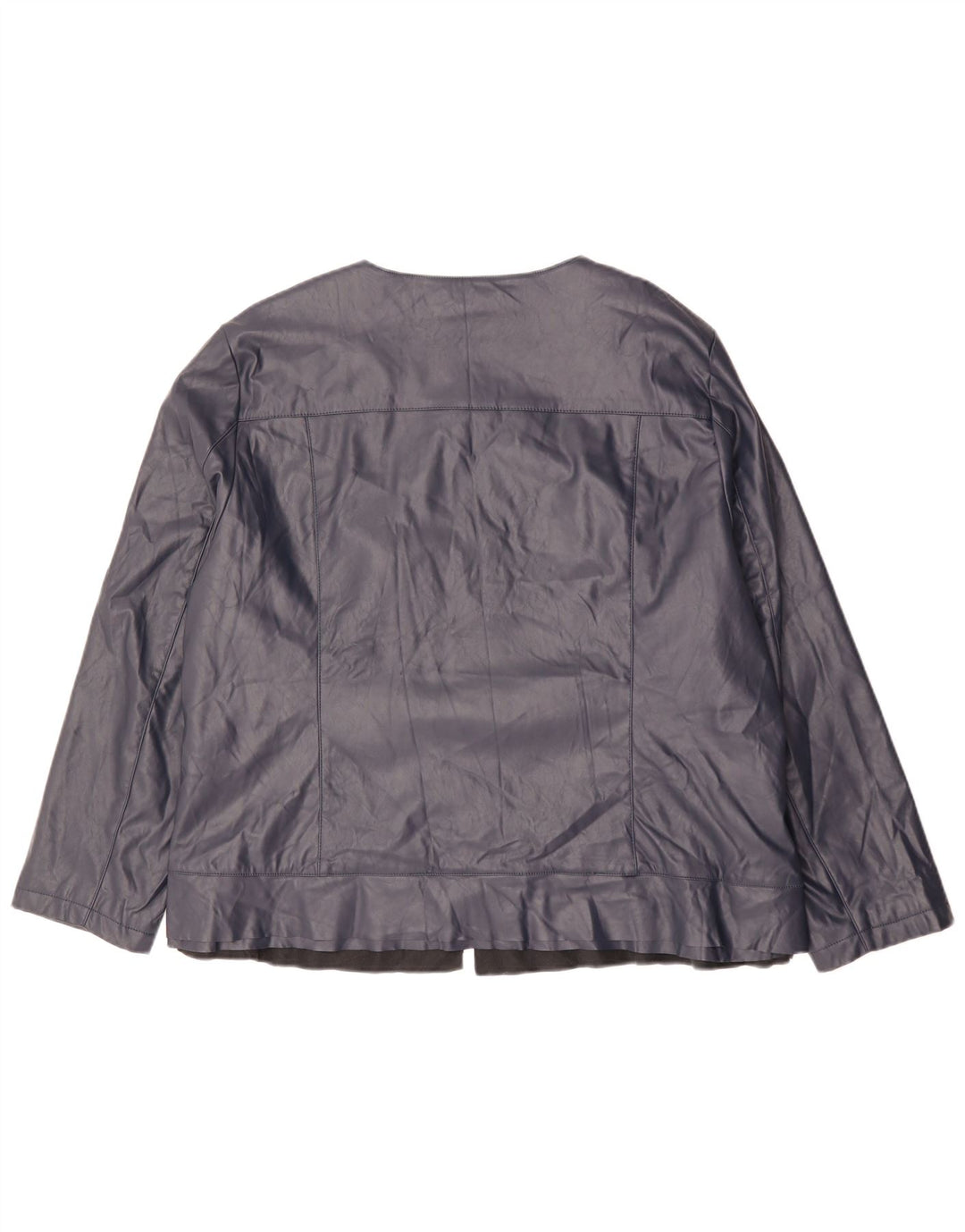 Marks & Spencer Chaqueta Bomber Autograph para Mujer UK 24 4XL Azul Marino