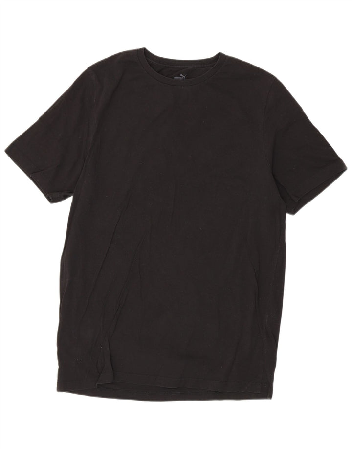 Puma - Camiseta para hombre, talla grande, algodón negro