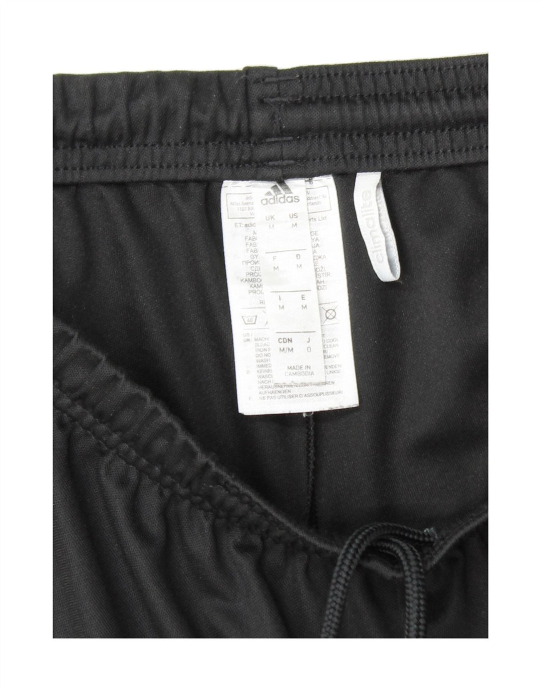 ADIDAS Mens Climalite Sport Shorts Medium Black Polyester Vintage Adidas and Second-Hand Adidas from Messina Hembry 