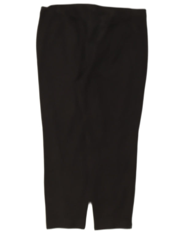 Marks & Spencer - Pantalón corto para mujer, talla 40, talla grande, W34, L25, color negro