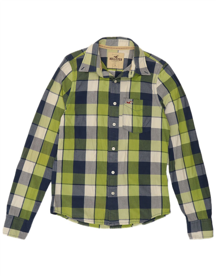Camisa Hollister Hombre Small Multicolor Check Cotton