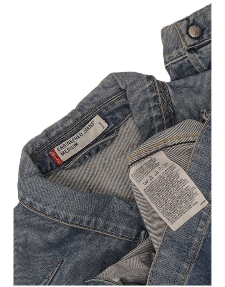 Levi's Chaqueta vaquera de ingeniería para mujer Reino Unido 44 Algodón azul medio