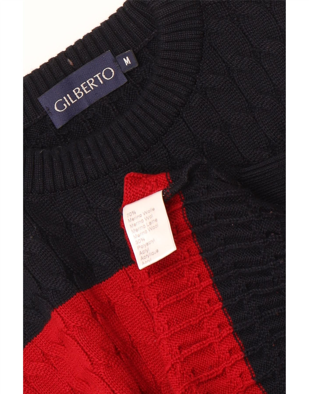 GILBERTO Jersey De Cuello Redondo Hombre Medium Multicolor Colorblock