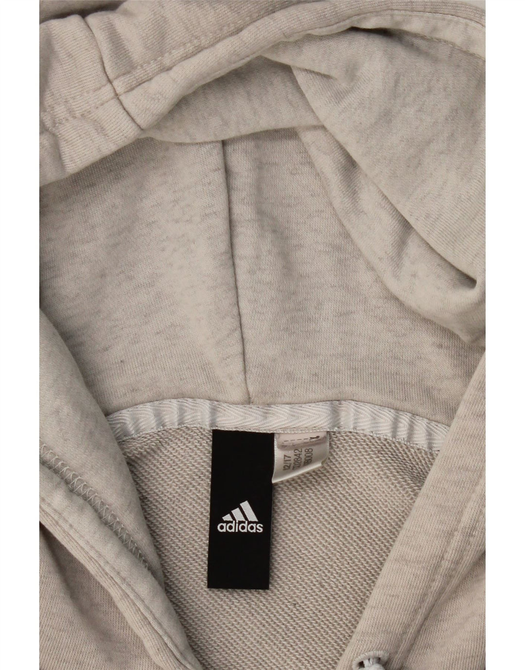 ADIDAS Mens Graphic Zip Hoodie Sweater Large Grey Vintage Adidas and Second-Hand Adidas from Messina Hembry 