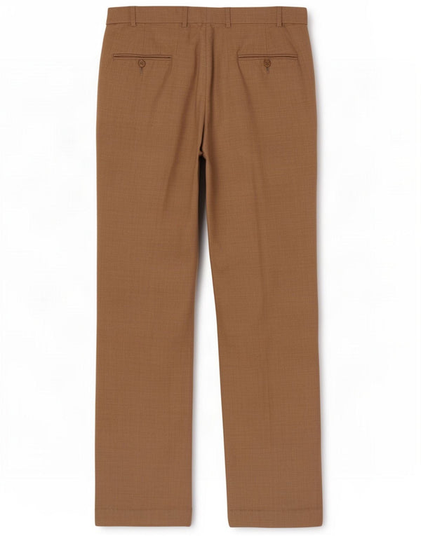 Pantalones de traje con clavijas Madison para hombre de Brooks Brothers W38 L33 Lana beige