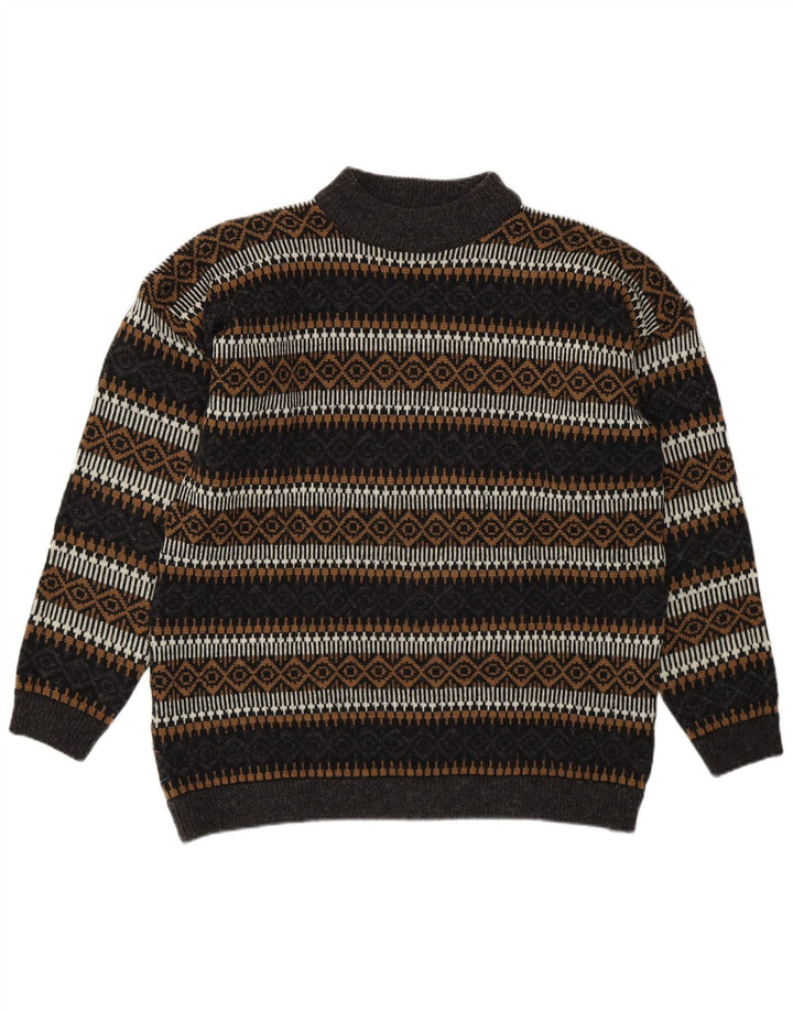 Esprit Jersey con Cuello Alto para Hombre EU 36 Small Multicolor Geométrico