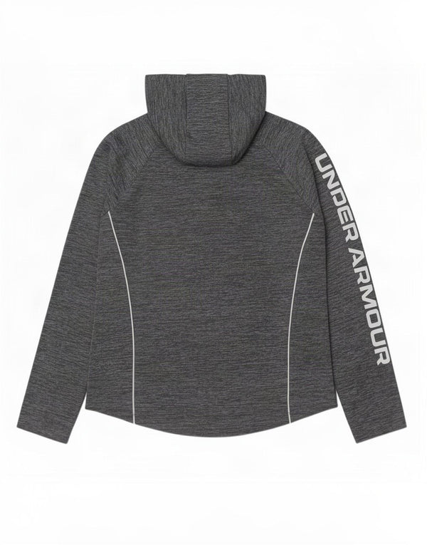 Under Armour Camiseta holgada con gráfico para mujer, manga larga, UK 40 XL, gris moteado
