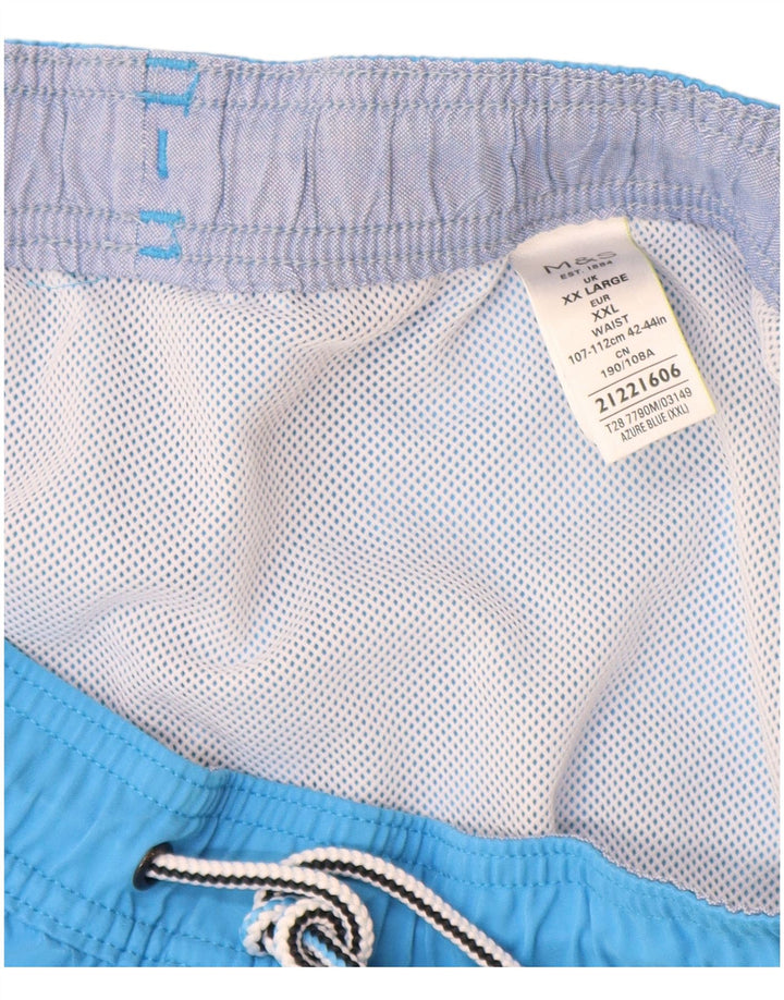 Bañador para hombre Marks & Spencer 2XL Poliéster azul