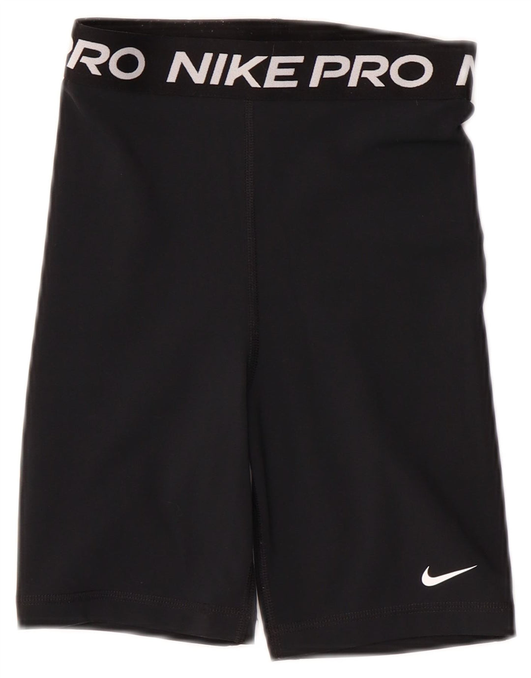 NIKE Pantalones cortos deportivos Dri Fit Graphic para mujer UK 4 XS Poliéster negro