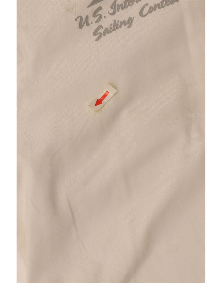 North Sails Camisa gráfica para hombre 2XL Algodón blanco roto