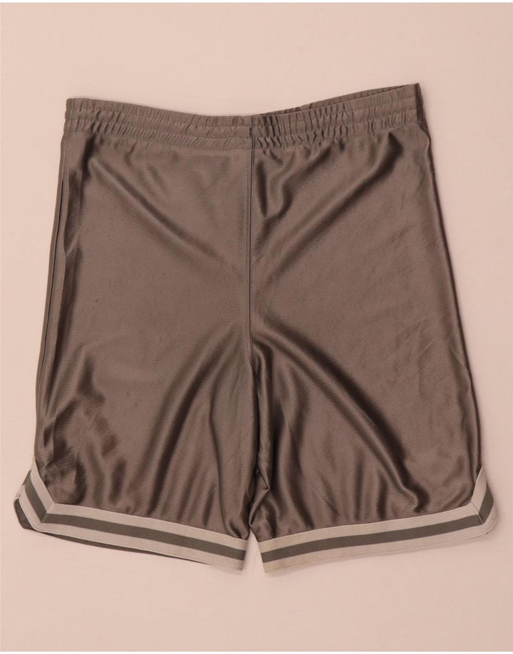 Russell Athletic - Pantalones cortos deportivos para hombre (poliéster), color gris