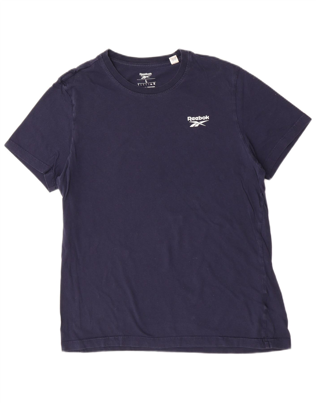Camiseta Reebok Hombre Top Large Azul Marino Algodón