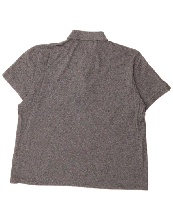 Lacoste Polo de ajuste clásico para hombre, talla 7, 2XL, algodón gris