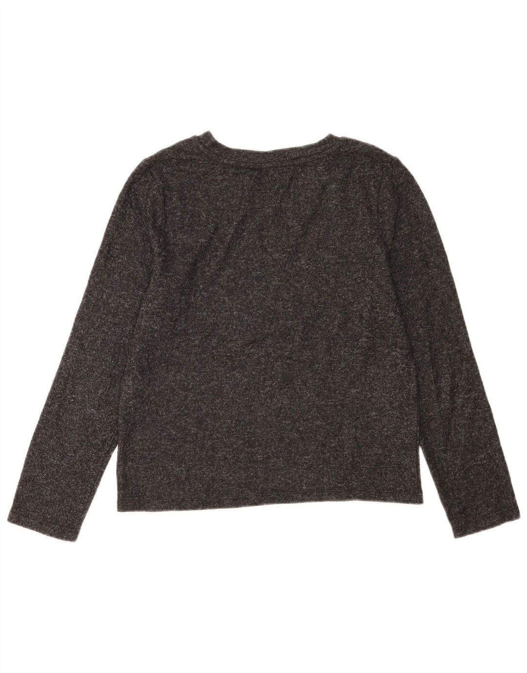 Marks & Spencer Top para mujer de manga larga UK 42 Poliéster gris medio