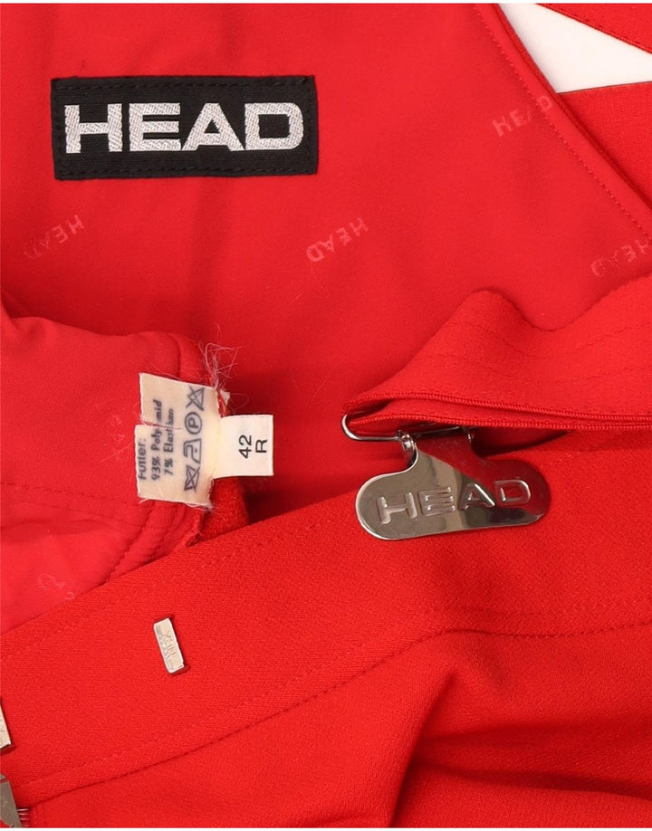 HEAD Pantalón de esquí con peto para mujer IT 42 Medium Red Polyamide